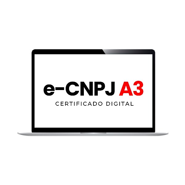 Renovação Certificado Digital e-CNPJ A3 Com 3 Anos de Validade (Sem mídia)