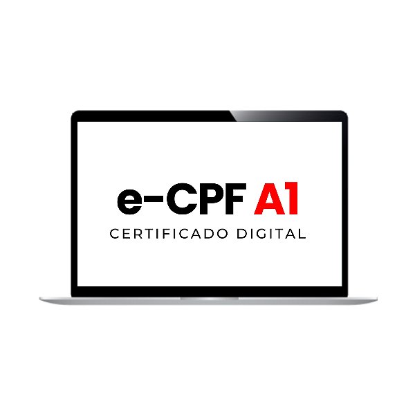 Renovação Certificado Digital e-CPF A1 com 1 Ano de Validade