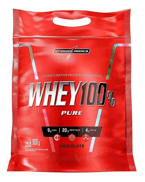 100% Whey Protein 900g REFIL - CHOCOLATE