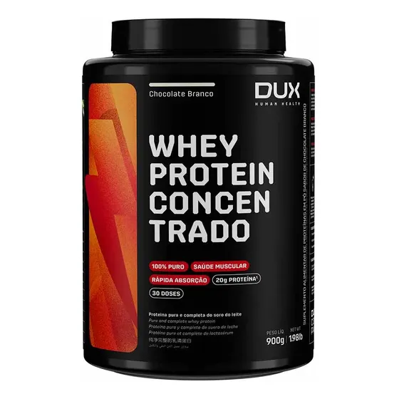 WHEY PROTEIN CONCENTRADO - POTE 900G - SEM SABOR