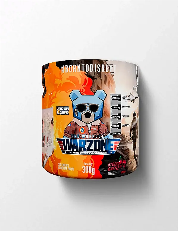 PRÉ TREINO WARZONE - POTE 300g - GREEN BOMB