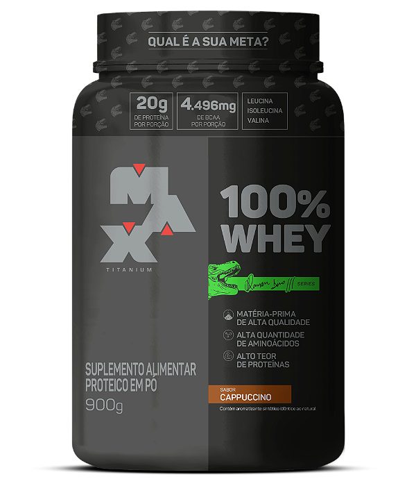 100% Whey Protein 900g POTE RAMON DINO - CAPUCCINO