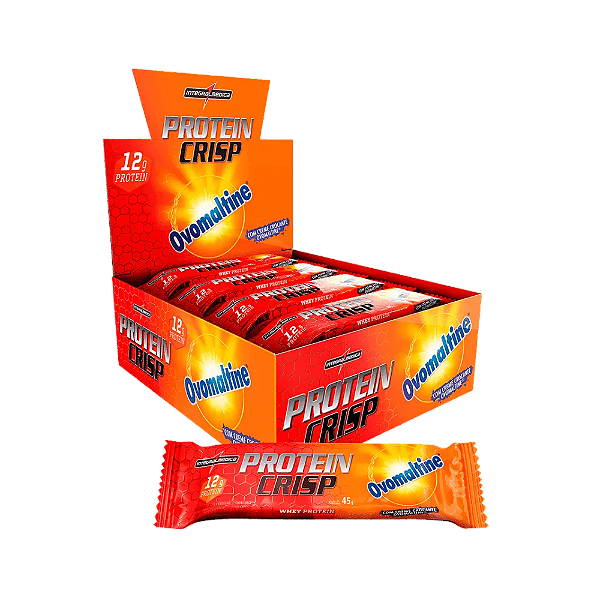 Crisp Protein CAIXA 12unx45g - OVOMALTINE