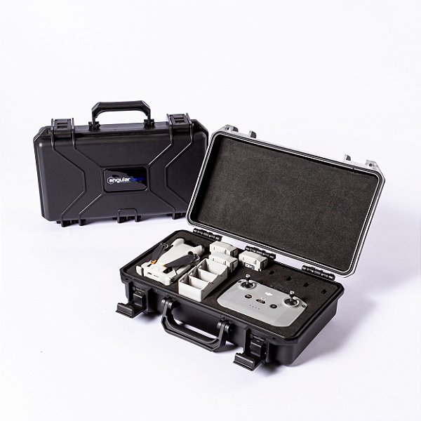 Case Rígida para Drone DJI Mini 4 Pro (Controle Padrão) | Maleta Rígida Profissional Angular Case