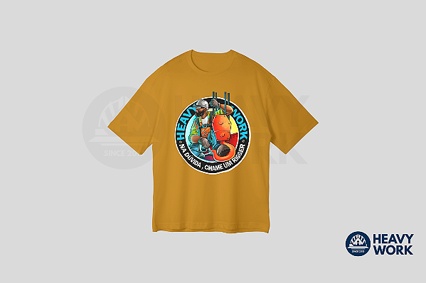 Camiseta Chame um Rigger H (Modelo Oversized)