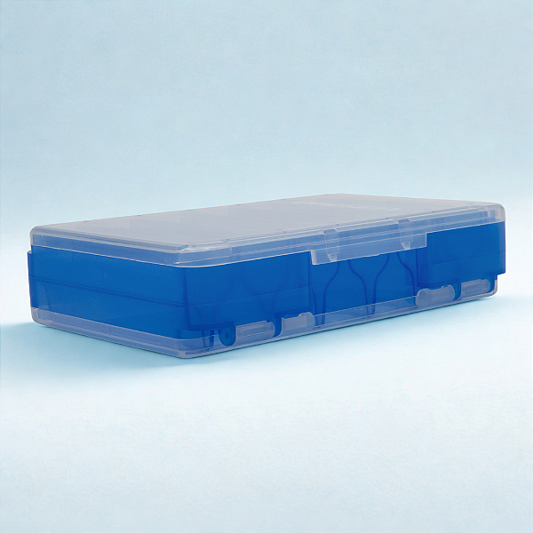 Estojo de Pesca Daisen D4-B - 14 x 10,5 x 3,5 cm