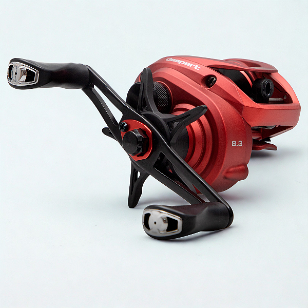 Carretilha Maruri Despert Red Black - Esquerda