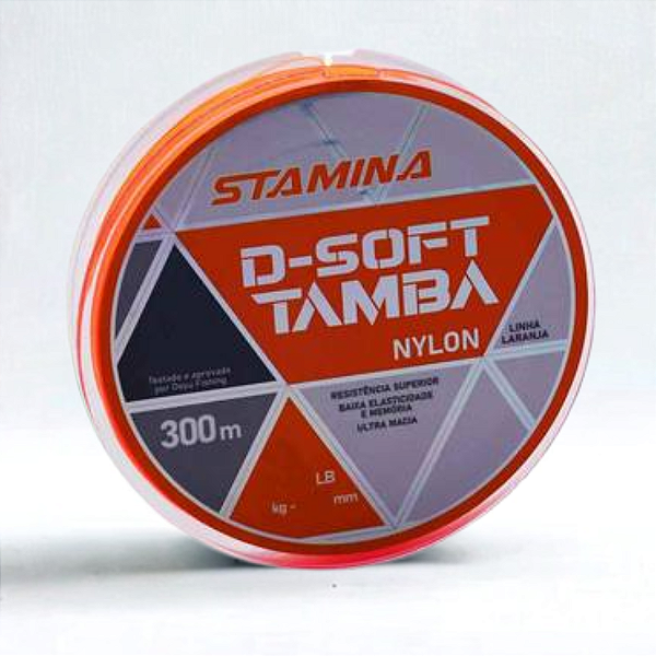 Linha D-SOFT Tamba 0.37mm Laranja  - 300mts