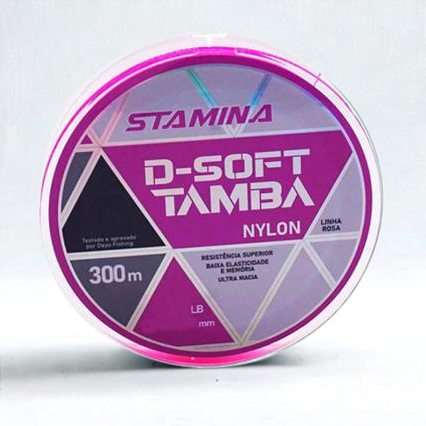 Linha D-SOFT Tamba 0.37mm Rosa - 300mts