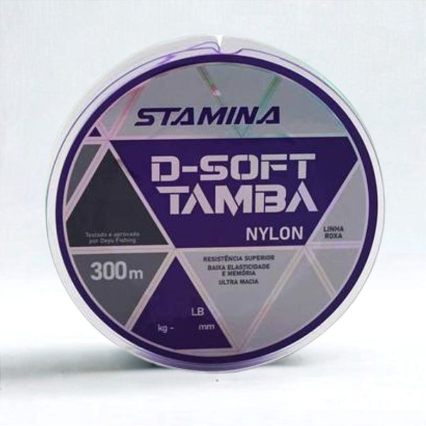 Linha D-SOFT Tamba 0.37mm Roxo  - 300mts