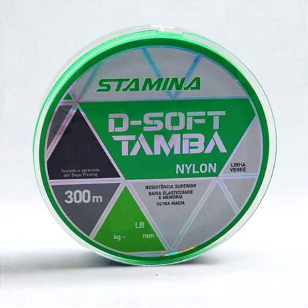 Linha D-SOFT Tamba 0.37mm Verde - 300mts