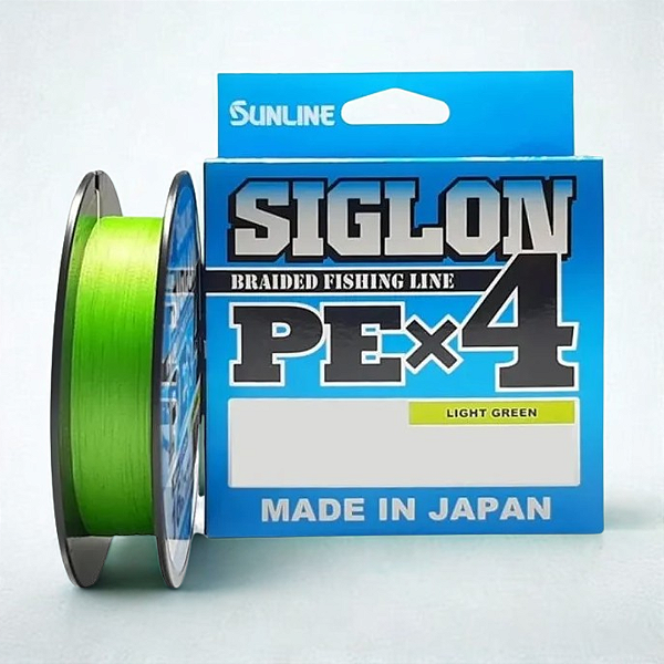 Linha Multifilamento SunLine Siglon PEx4 0,187mm (150mts) Verde Limão