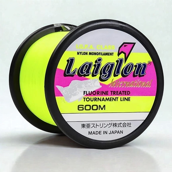 Linha Laigon Nylon Amarelo 0,37mm (600mts)