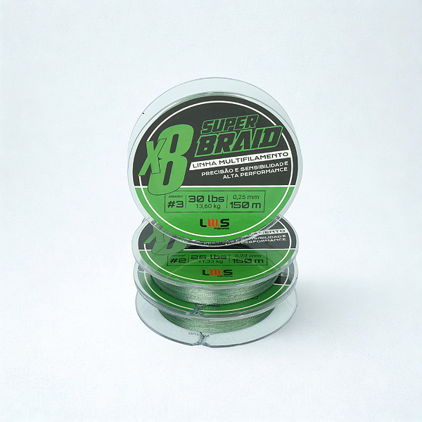 Linha Multi Verde 8X Lumis - 0,19mm (300mts)