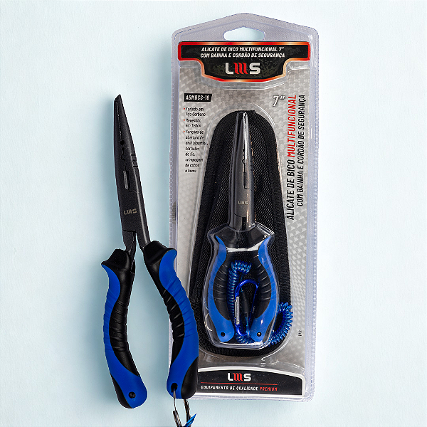 Alicate de Bico Multifuncional 7 com Bainha e Cordão de Segurança