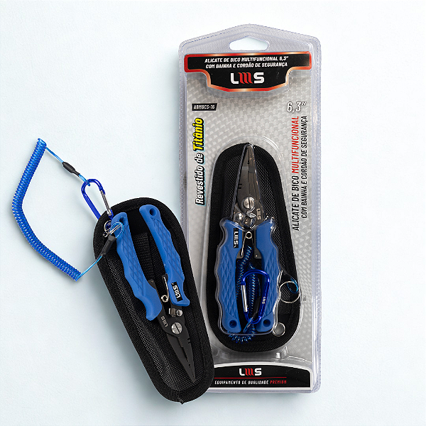 Alicate de Bico Multifuncional 6,3 com Bainha e Cordão de Segurança