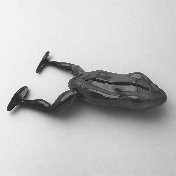 Isca Baby Frog 7cm 2Un. - Monster 3x - Cor Preta