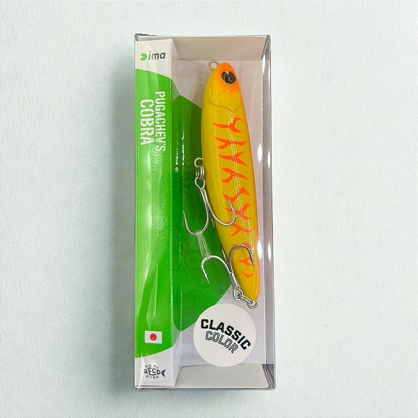 Isca Artificial IMA Pugachev’s Cobra PG90 9cm 12g - Cor: X5563 HOT CHILI TIGER