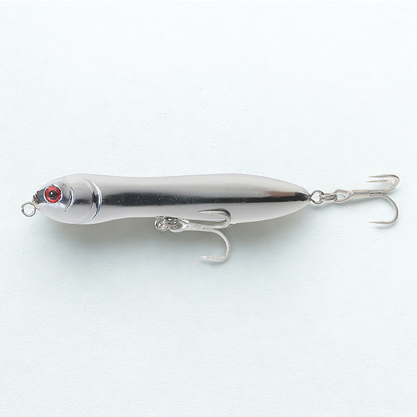 Isca Artificial Zig Zarinha 90 - Cor 301 Cromada Bala de Prata - Lucky By Nakamura