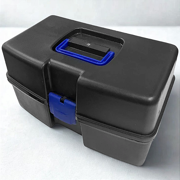 Maleta de Pesca 3 Bandejas Articuladas Preta