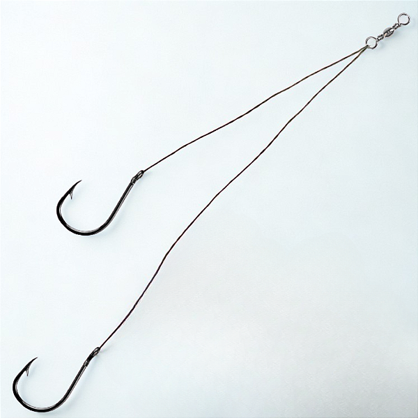 Chicote Para Pesca De Tilapia e Carpa 2 Anzois