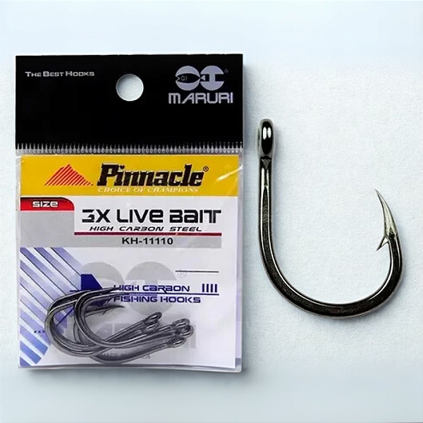 Anzol Pinnacle 3X Live Bait BN 4 - 20un.