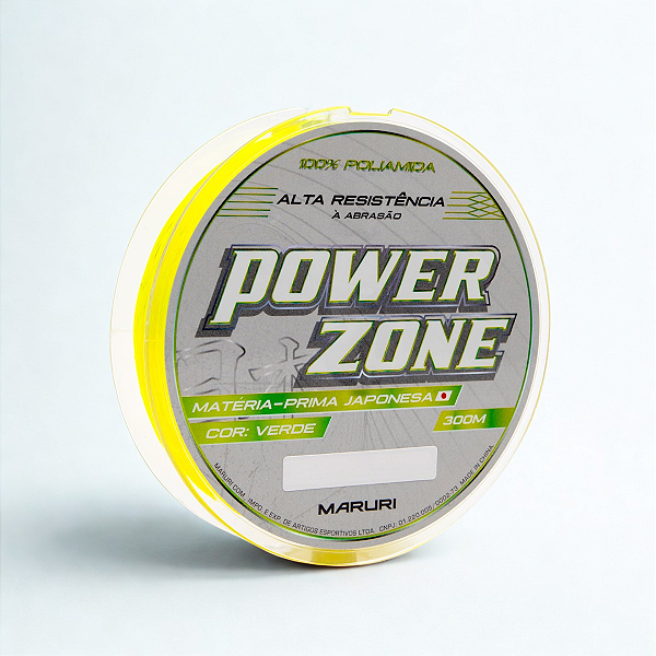 Linha Mono Power Zone Verde 0.37mm (300mts)