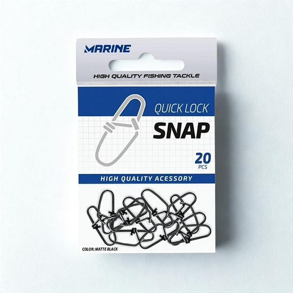 Snap Quick Lock C/20 - Tamanho 1 - Marine