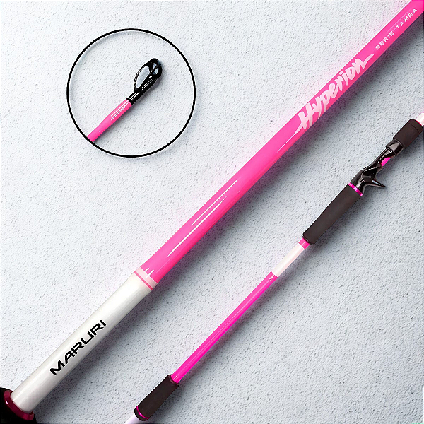 Vara p/ Carretilha Hyperion Tamba Rosa - 2.40m - 30-60lbs - Maruri