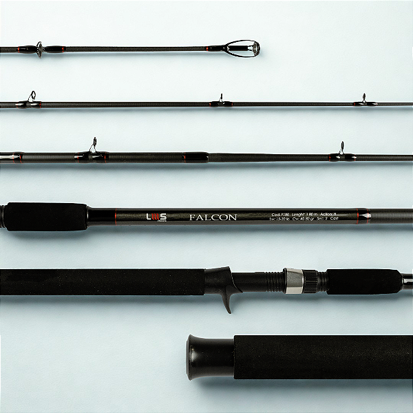 Vara p/ Carretilha Falcon - 2 partes - 2,10m - 20-30lbs - Lumis