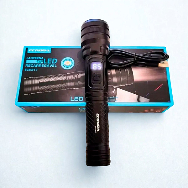 Lanterna Led Recarregavel EC6317