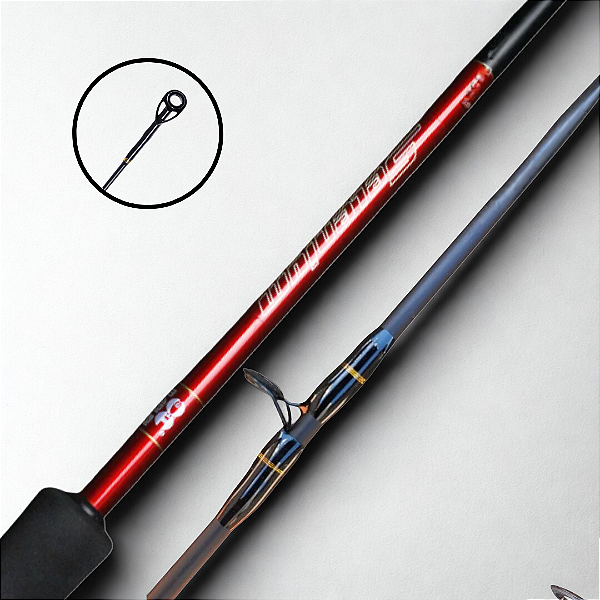 Vara p/ Molinete Selenium - 2 partes - 1.98m - 40-80lb - Maruri