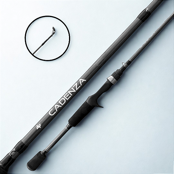 Vara p/ Carretilha Cadenza Carbono Inteiriça - 1,68m - 10-20lb - Albatroz