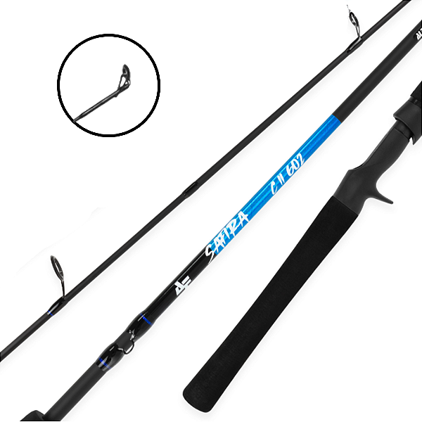 Vara p/ Carretilha Safira - 2 partes - 1,80m - 10-20lbs - Albatroz