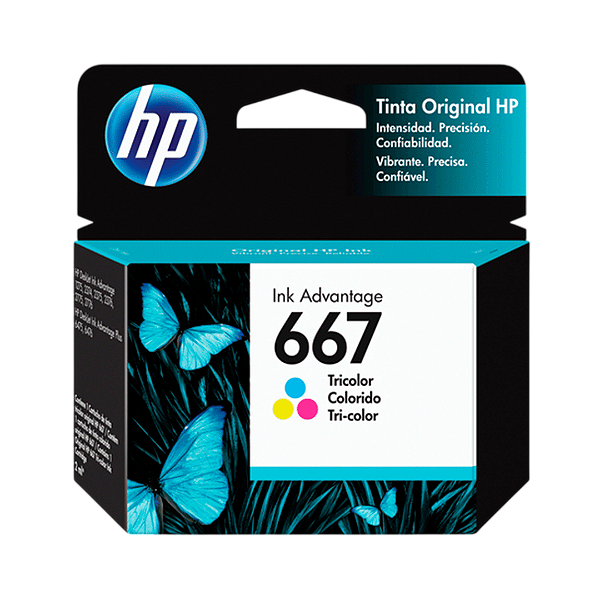 Cartucho Hp 667 Colorido Original