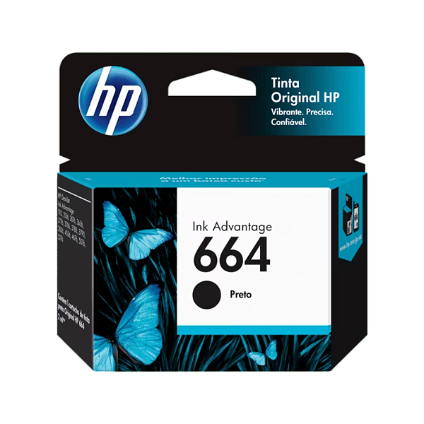 Cartucho Hp 664 Preto Original