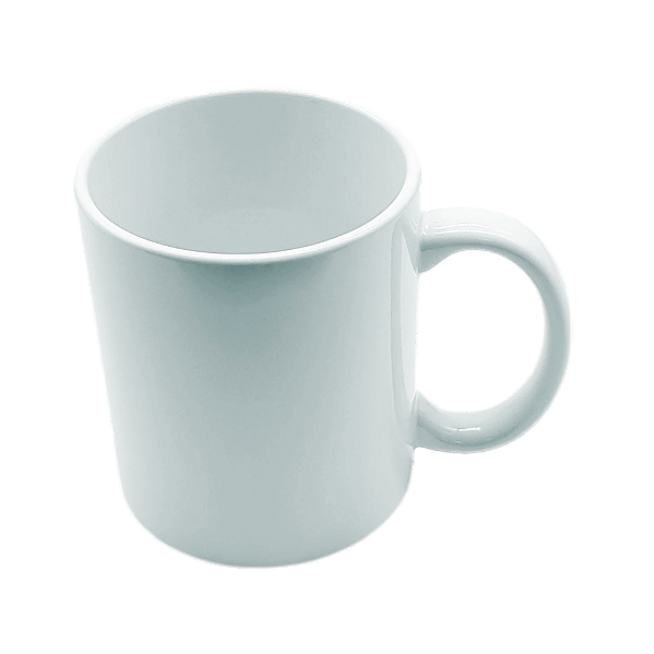 Caneca Branca AAA Porcelana Importada para Sublimação - Unidade