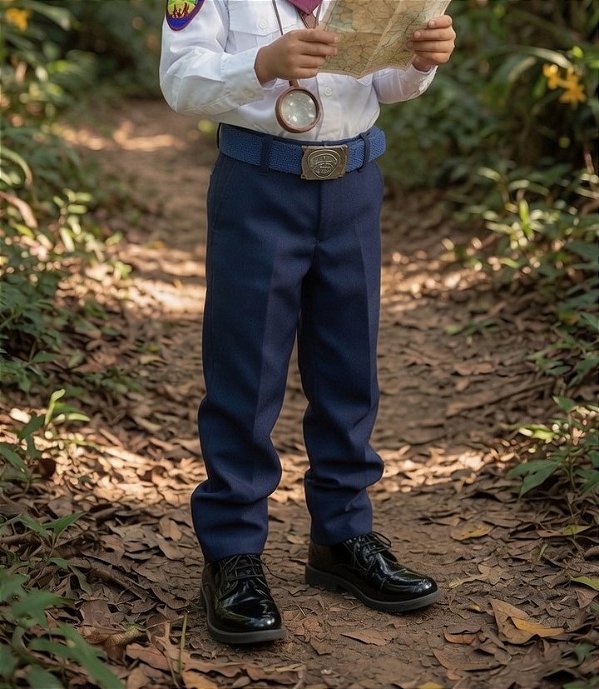 Calça Uniforme Infantil Aventureiros a Pronta Entrega