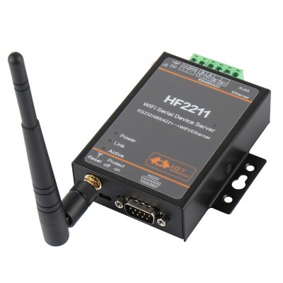 Conversor Serial(RS232/422/485) para Ethernet WI FI