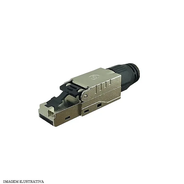 Conector Industrial RJ45 Blindado Cat6A