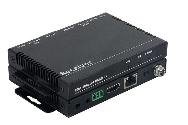 Extensor HDMI HDBaseT 70mts 1080p60 ou 35mts 4K60 com EDID