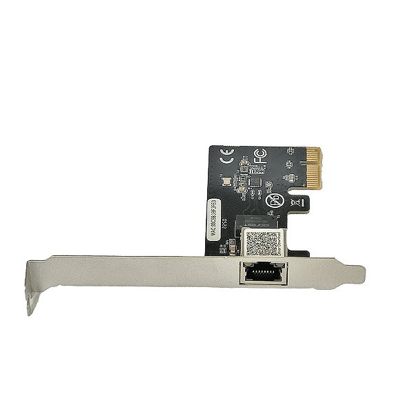 Placa de rede PCIe 1 porta GigaLan (RJ45) – Full 120mm + Slim 80mm