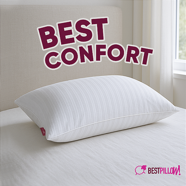 Travesseiro Antistress Toque De Pluma 70x50 Antialérgico Macio Branco Bestpillow - Best Pillow