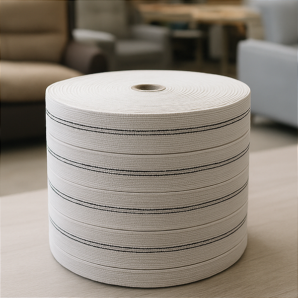 Percinta Elástica 50M e 100M para Estofados, Cadeiras e Poltronas – Alta Resistência e Conforto