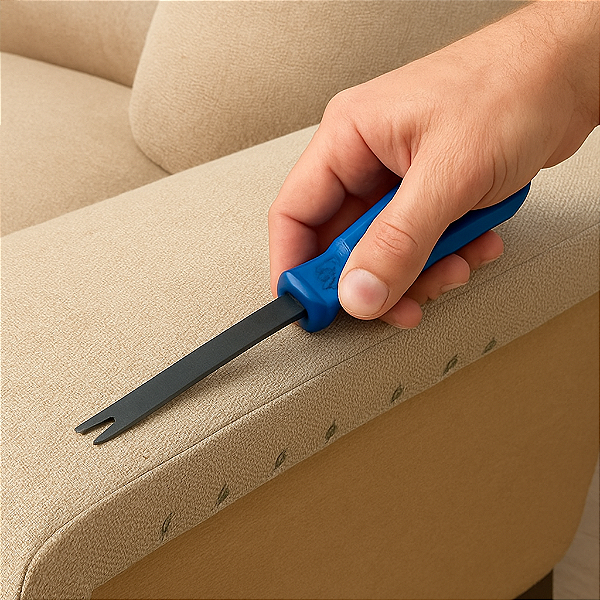 Extrator de Grampos Profissional para Tapeçaria, Estofados e Marcenaria – Ferramenta de Remoção Segura e Eficiente