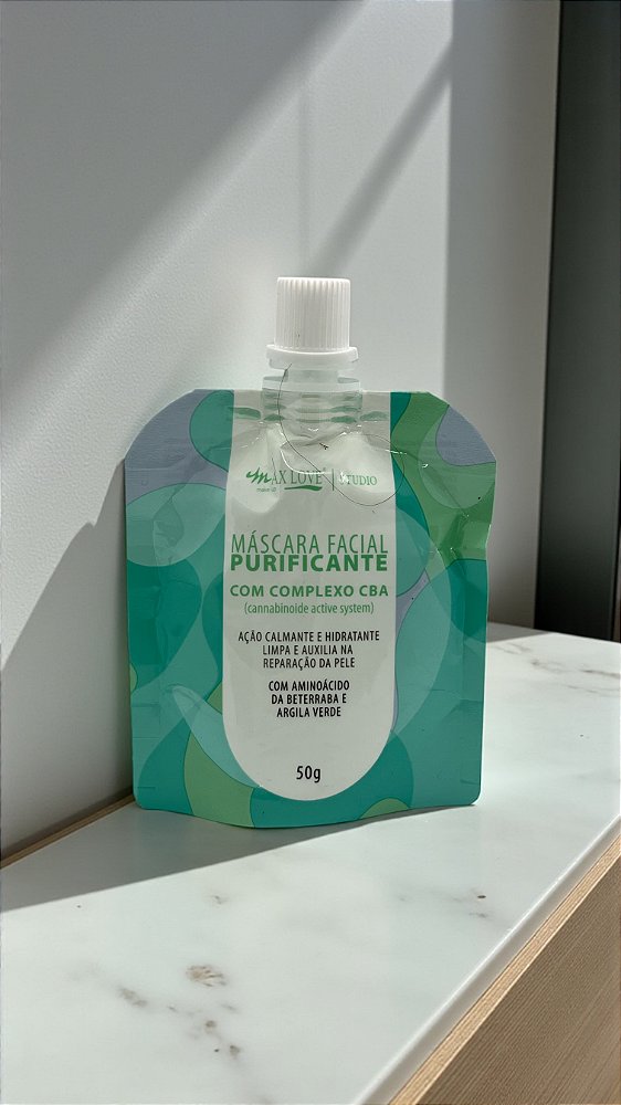 Máscara Facial Purificante Max Love com Complexo CBA