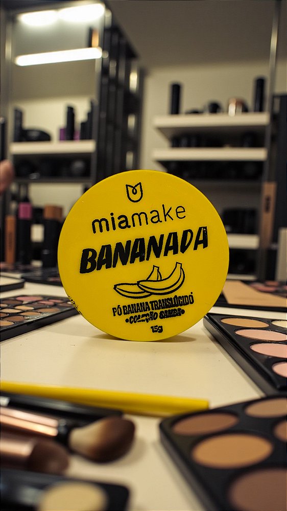 Pó Banana Translúcido Bananada Mia Make