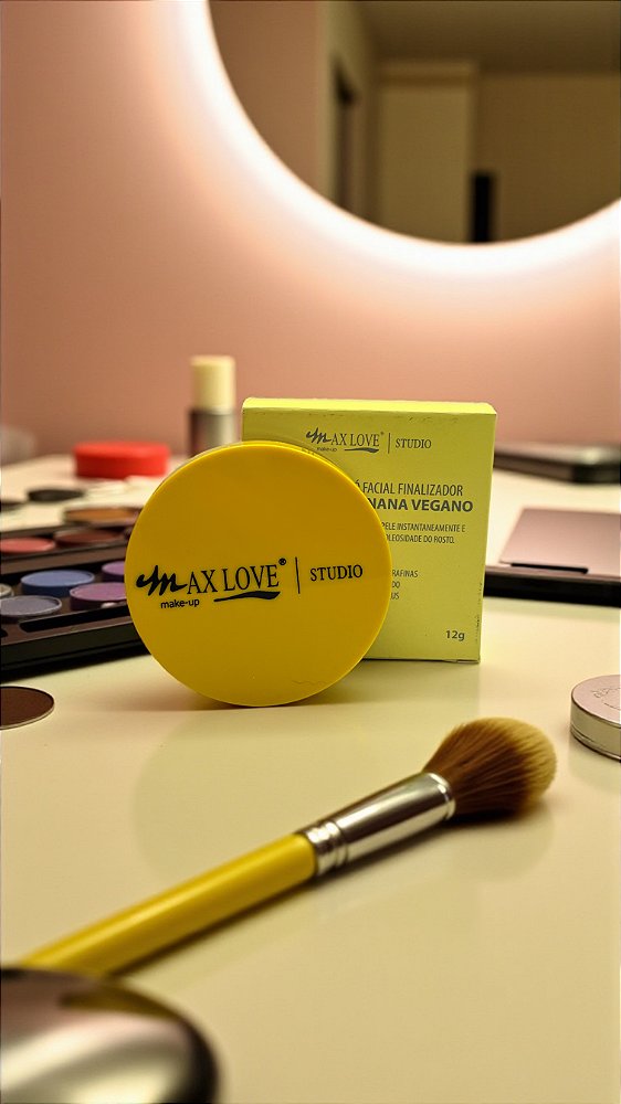 Pó Facial Finalizador Banana Vegano Max Love