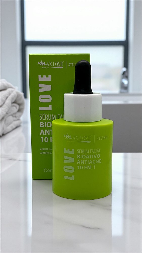 Sérum Facial Bioativo Antiacne 10 em 1 Max Love