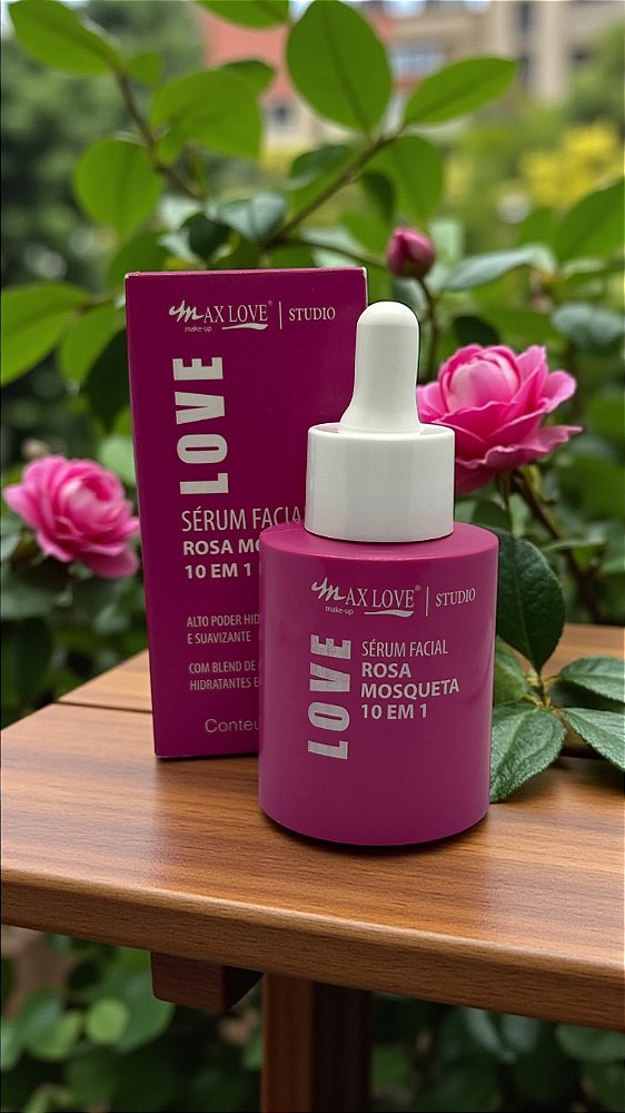 Sérum Facial Rosa Mosqueta 10 em 1 Love Max Love